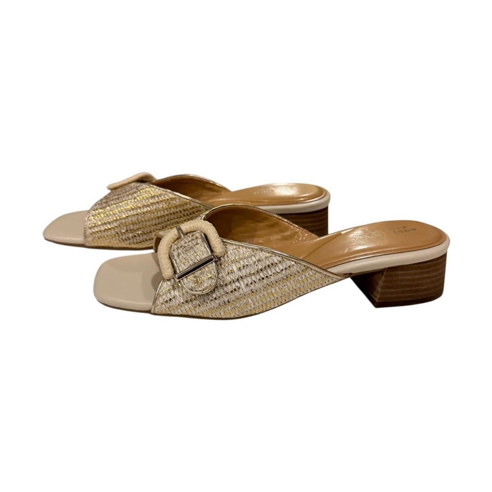 Easy Spirit Rosalind Woven Mule Sandals Sz 9
